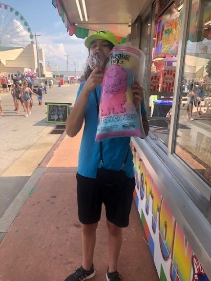 Chloe with Cotton Candy