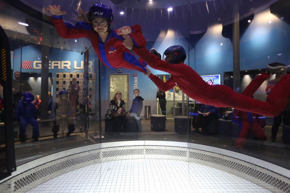 Chloe indoor skydiving