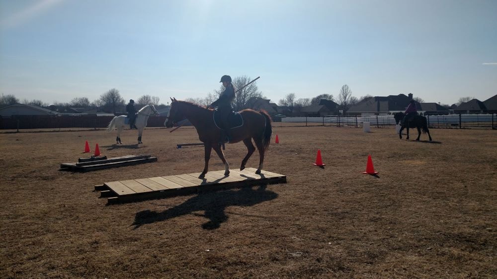Chloe riding